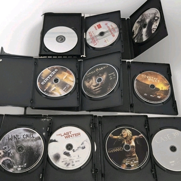 Horror DVD Bundle - 10 Titles Pre-owned- Case 39, The Ward, The Unborn, 7 More - Picture 2 of 5